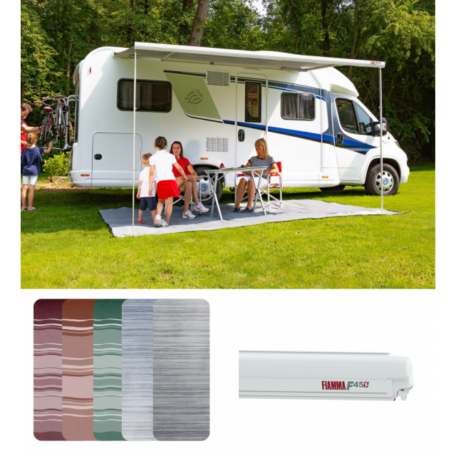 Fiamma F45s Awnings with Polar White Case