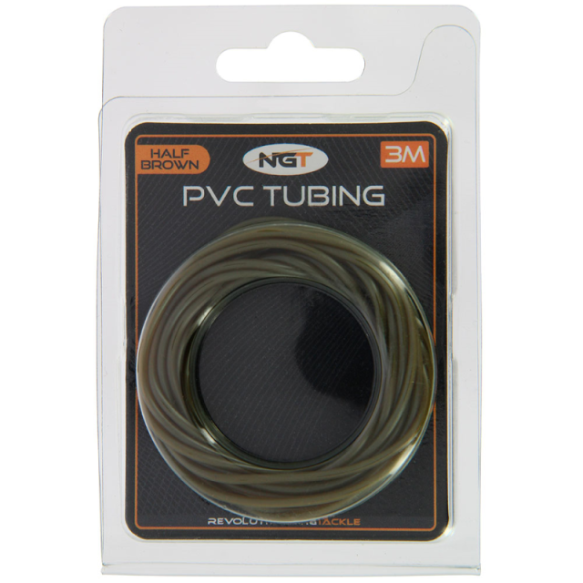 NGT PVC Tubing - Half Brown, 3m