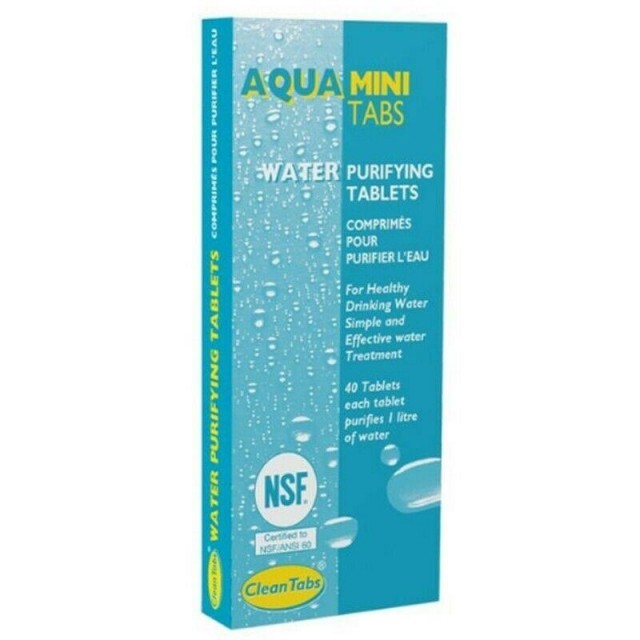 Clean Tabs Aqua Mini Tabs Water Purifying Tablets
