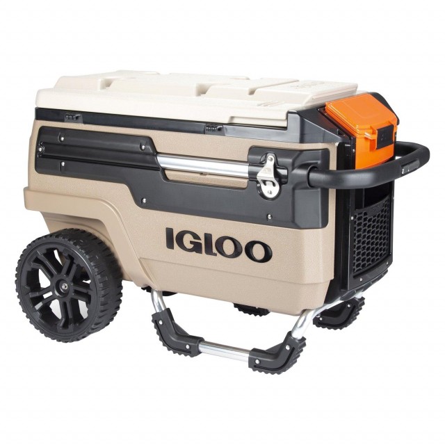 Igloo Trailmate Journey 70 QT Wheeled Cooler Canyon Brown/Riverbed Tan