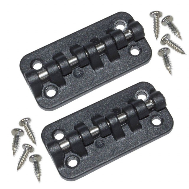 Igloo Pair of Replacement Cooler Hinges in Black
