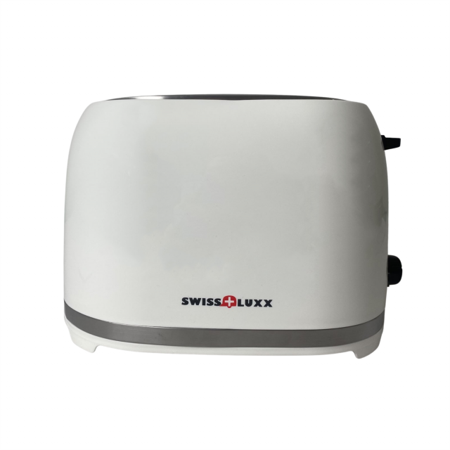 Swiss Luxx Deluxe Low wattage Caravan Toaster in White