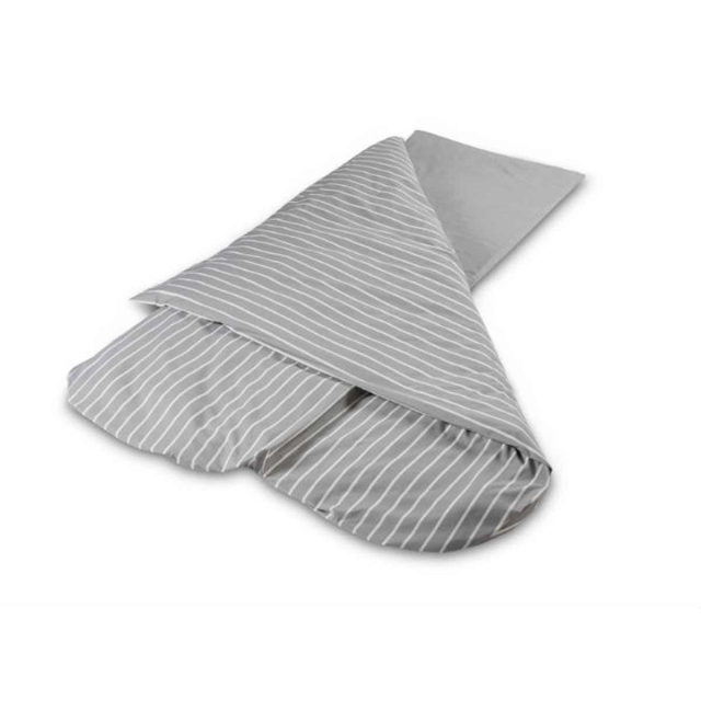 Duvalay Grey Stripe Sleeping Bag Cover 66x190cm
