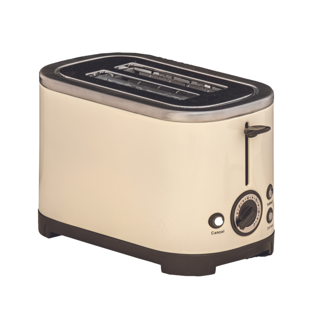 Quest Rocket Low Wattage Cream Stainless Steel Toaster