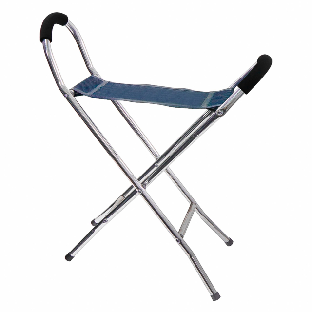 Walking Stick Chair Blue