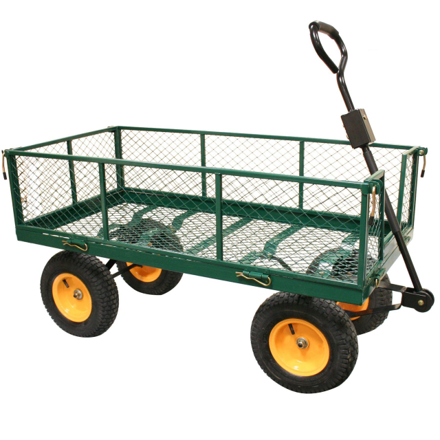 Rhyas Heavy Duty Garden Cart 500kg 