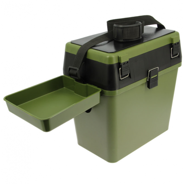 NGT Seat Box With Side Tray and Shoulder Strap