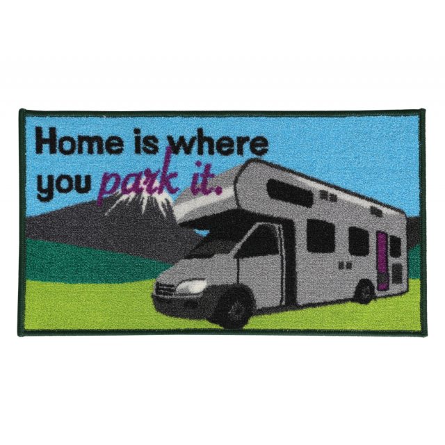 Quest Motorhome Home Is Where You Park It Indoor Mat