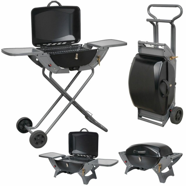 GrillTech Combo Portable Gas BBQ 