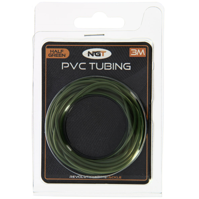 NGT PVC Tubing - Half Green, 3m