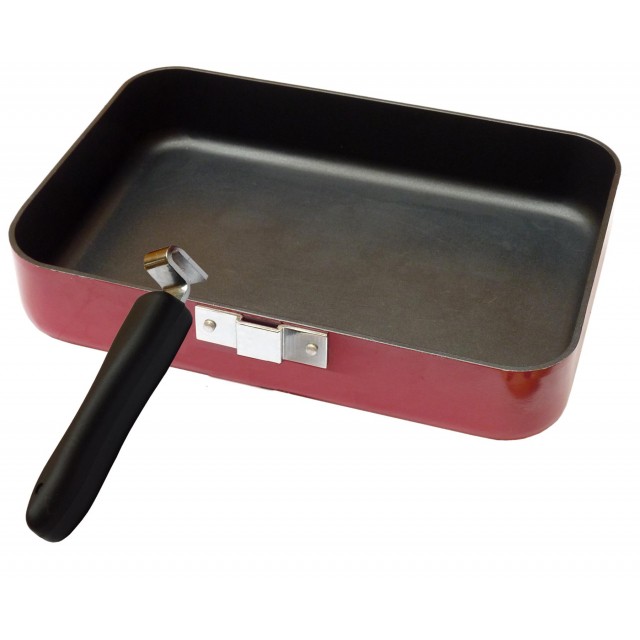 Boaties Square Red Baking Pan with Removeable Handle