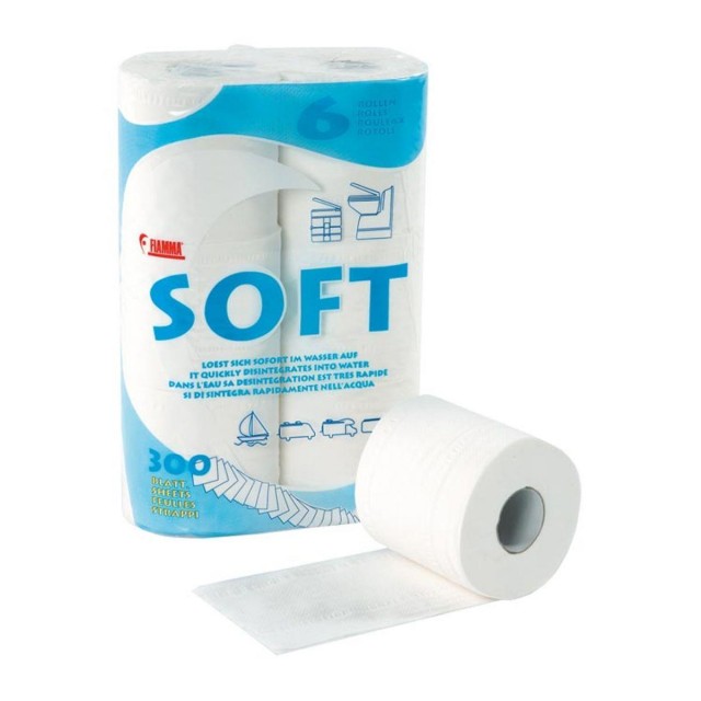 Fiamma 6 Pack Chemical Loo Toilet Roll Paper