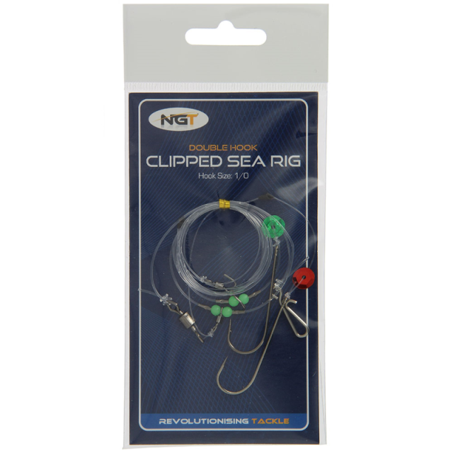 NGT Double Hook Clipped Sea Rig