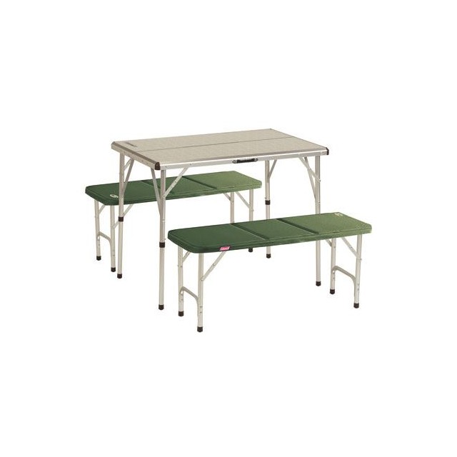 Coleman Pack Away Table & Benches for 4 People