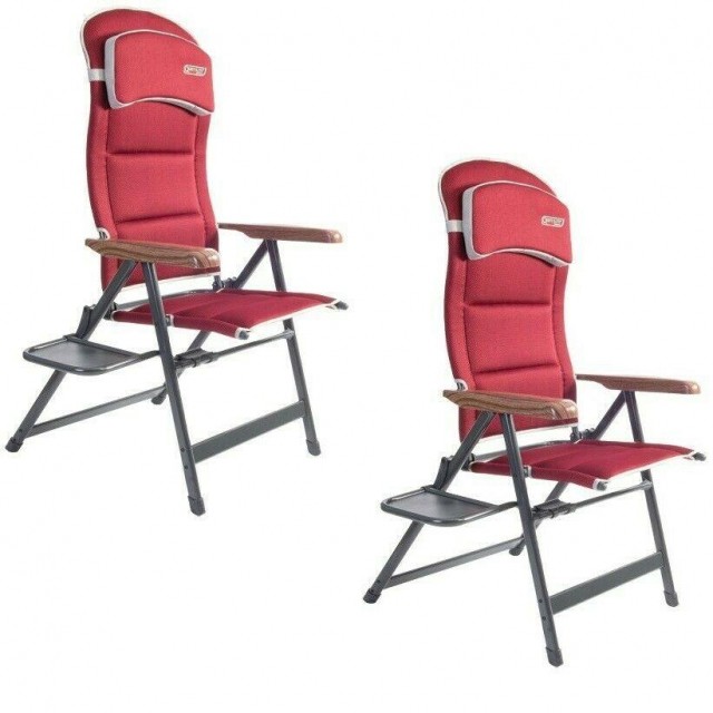Quest Bordeaux Pro Easy Chair with Side Table Pair