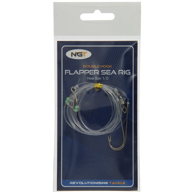 NGT Flapper Sea Rig Double Hook