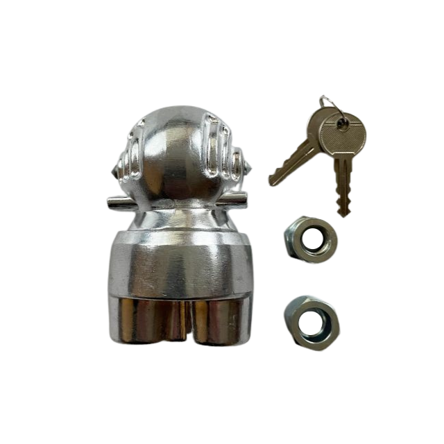 Milenco Caravan Ball Type Hitch Lock with Security Nuts