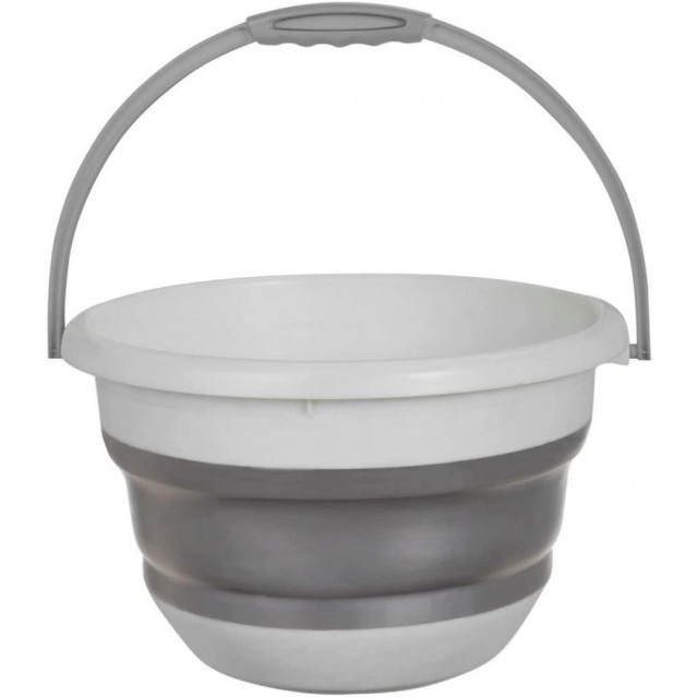 Brunner Vinis Fold-Away Collapsible Bucket Grey