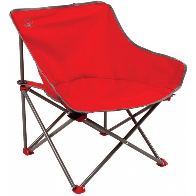 Coleman Kickback Low Chair in Red