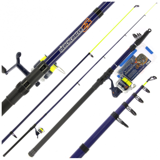 Angling Pursuits Telescopic Fishing Rod Beachcaster Combo