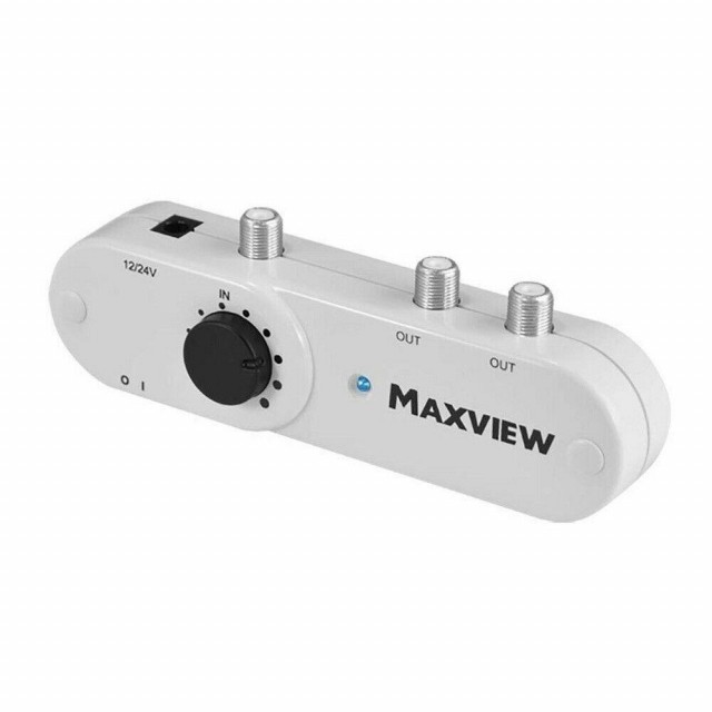 Maxview 12/24V Variable Signal Booster 2 Outputs Touring Caravan Motorhome