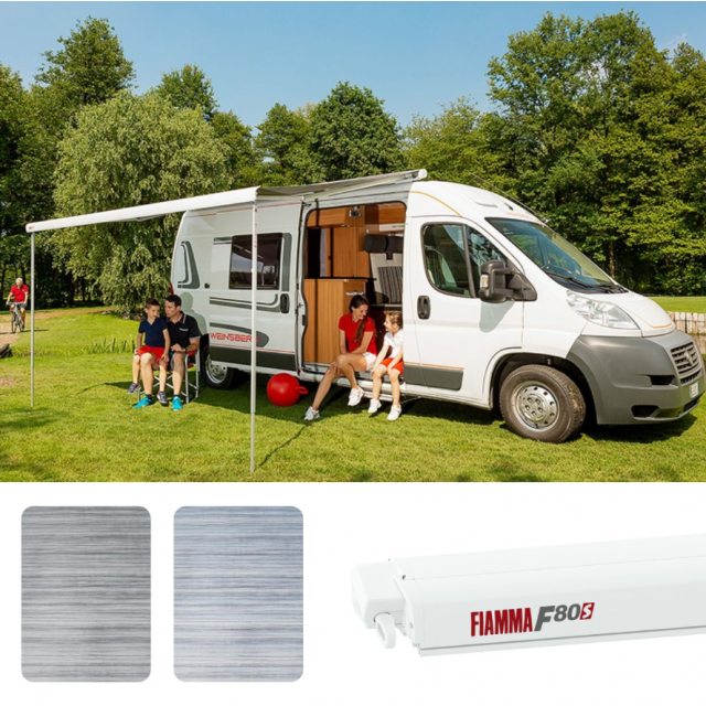 Fiamma F80s Awnings with Polar White Case