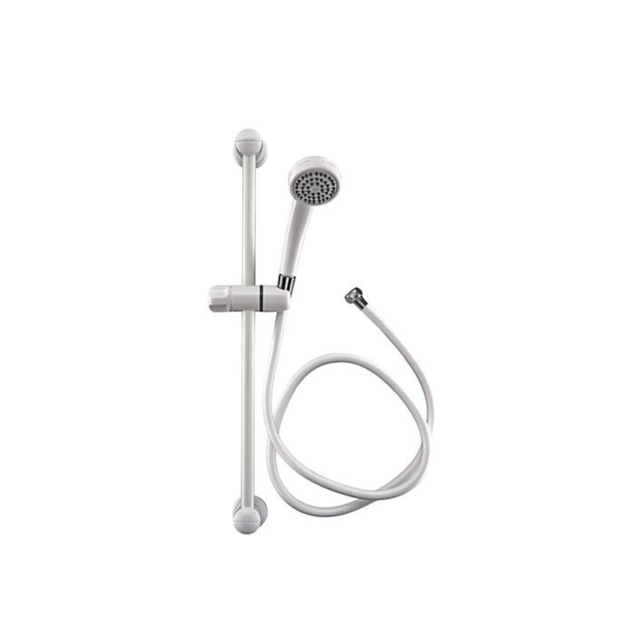 AG Shower Kit Single Mode (Incudes Head, Hose & Riser) White