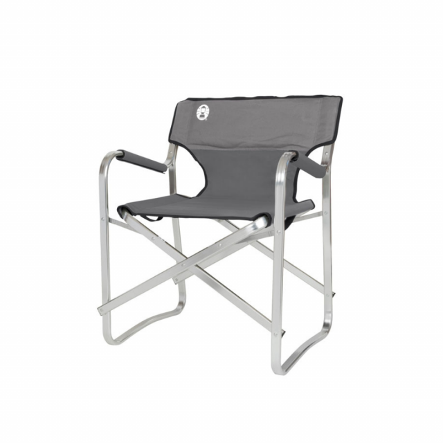 Coleman Aluminium Deck Chair Grey