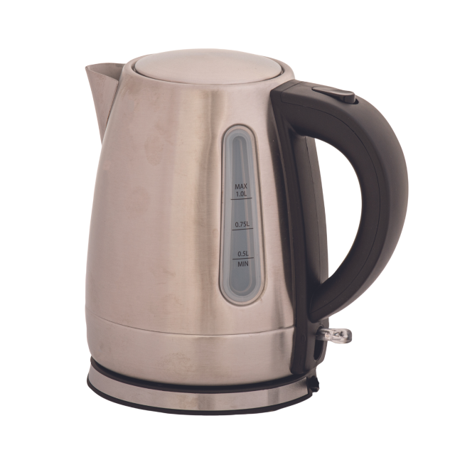Quest Rocket Low Wattage Polished Stainless Steel Kettle (1L)
