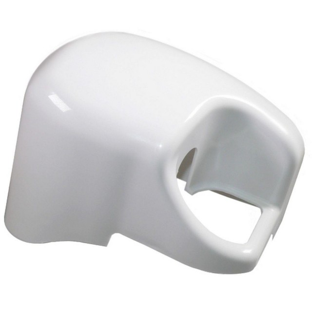 Fiamma Right Hand Outer End Cap For F45IL Polar White Awning