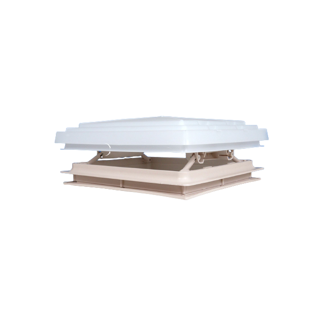 MPK Roof Vent/Skylight with Flynet and Blind 40cm x 40cm Beige
