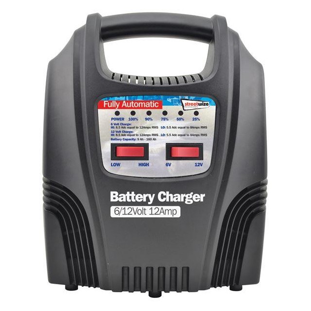 Streetwize 6/12v 12 Amp Fully Automatic Battery Charger