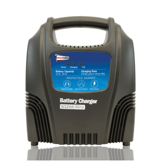 Streetwize 12V 4A Battery Charger