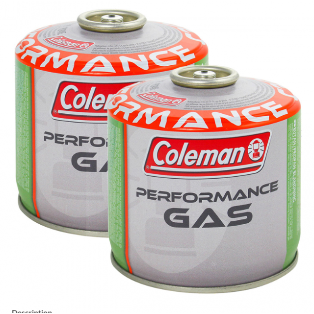 Coleman C300 Performance Gas Cartridge x 2