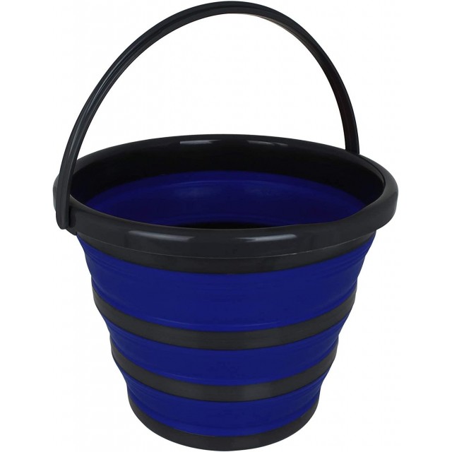Dunlop Blue Folding Bucket 10L