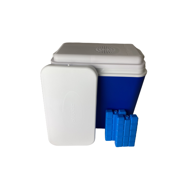 Atlantic Portable Cool Box 22 Litre with Extra Passive Lid and 2 x Cooling Elements