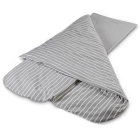 Duvalay Comfort  Sleeping Bag Grey Stripe 4.5 Tog Hollowfibre 66x190cm