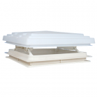 MPK Roof Vent / Sky Light with Flynet 40cm x 40cm in White