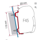Fiamma F45 Awning Adapter Brackets Transit Sprinter Crafter
