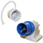 Surface Mounted Mains lnlet Plug with Cover