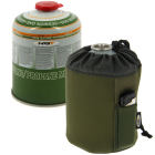 NGT 450g Butane / Propane Gas Canister With NGT Thermal Gas Cover.