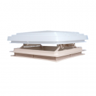MPK Roof Vent/Skylight with Flynet and Blind 40cm x 40cm Beige