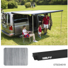 Fiamma F40Van 270 Awning with Deep Black Case and Royal Grey Fabric