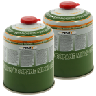 Pack of 2 NGT 450g Butane / Propane Gas Canisters
